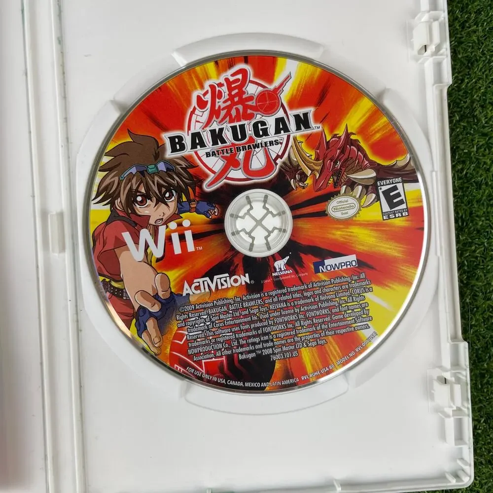 Bakugan Battle Brawlers Nintendo Wii 2009 Complete